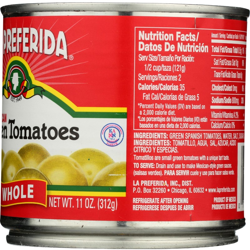 La Preferida Tomatillos