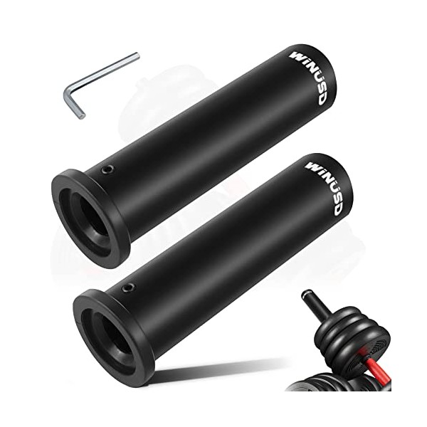 WINUSD 2Pcs Nylon Olympic Adapter Sleeve 8- Converts 1" Standard