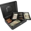 SentrySafe Black Money Saving Box with Cash Tray and Key