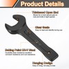 sourcing map Open End Striking Wrench 34mm Metric CR-V Steel