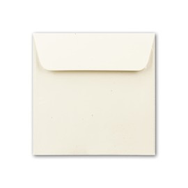 ARTOZ Greenline Series Square Envelopes 16 x 16 cm with Peel and Seal Strips Tortilla Cream Eggshell Pack of 15
