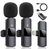 Pufeng Dual Wireless Lavalier Microphone for iPhone, iPad - Perfect