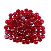 Galashield Flat Glass Marbles for Vases Red Glass Gems Beads