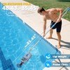Cordless Pool Vacuum, 1950 GPH Powerful Suction, Handheld Pool Cleaner