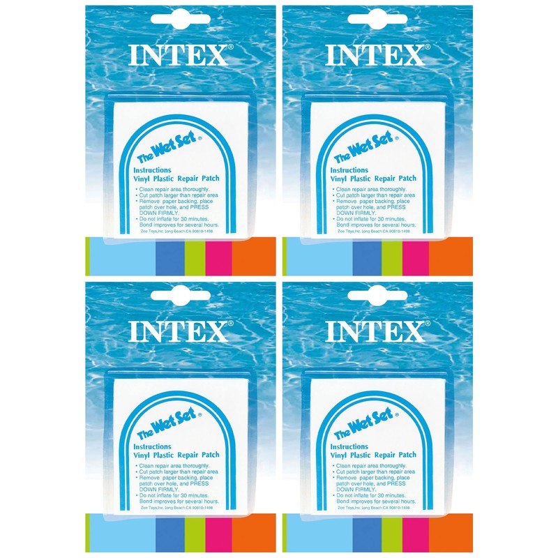 INTEX Wet Set Adhesive Vinyl Plastic Swimming Pool Tube Repair