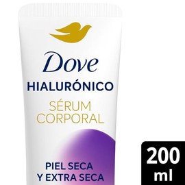 DOVE Sérum Corporal en Crema Dermo Renovador con Ácido Hialurónico que repara y previene 5 signos de la resequedad para piel seca y extra seca 200 ml