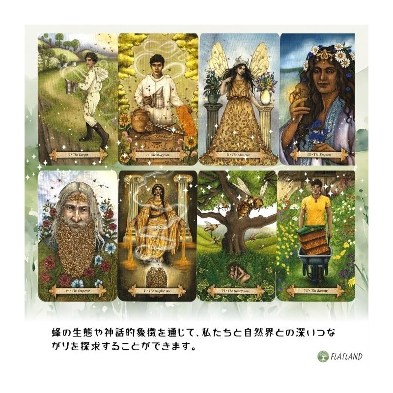 Bee Tarot Tarot Tarot Divination, Japanese Instruction Manual Included, Genuine
