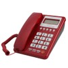 Corded Telephone, KX-T8001 Red Landline Phone DTMF/FSK Dual Mode Home