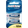 Rayovac RL123A-2A 3-Volt Lithium 123A Photo Batteries (2 pk)
