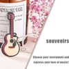 LJFEA 2 pcs Creative Bright Colour Musical Instrument Key Ring