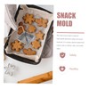 LABRIMP Cooking Snack Mould Kitchen Gadgets Aluminum Frying Mold Wooden