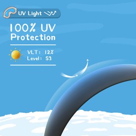 Supertrip Children's Ski Goggles Anti-Fog 5-15 Years Children's Ski Goggles UV Protection Kids Snowboard Goggles for Boys Girls Teenagers for Outdoor Activities Wind Protection Impact Resistant Helmet