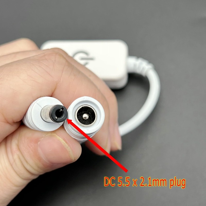 JZK 2 X White LED Monochrome Touch Switch Dimmer LED