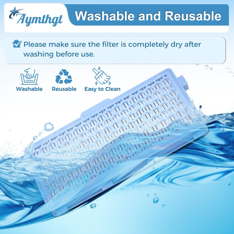 For Miele Airclean 50 HEPA Filter, Compact C1 C2, Complete
