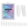 tiyiyok 120 Piece Dual Nail Forms Set, Dual Shape Nails
