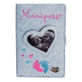 Felt Maternity Log Cover, gray, Unique