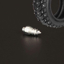 TREFAN 50PCS Anti-Rutsch-Schrauben & Hülse Kit aus Edelstahl für Winterroller, Schneemobil, Geländewagen, Reifenspikes, Reifenbolzenschrauben rutschfeste Schneeketten Spikes Bolzen (9 MM)