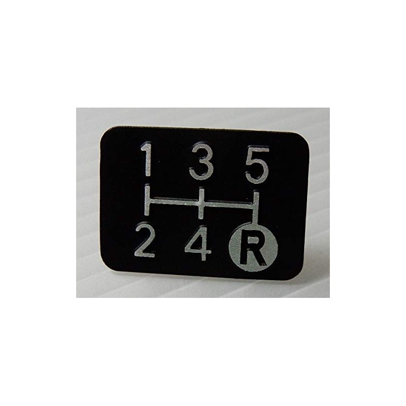 Tuningfan SPP-K501 Diamond Cut Shift Pattern Plate for 5 MT