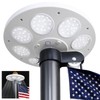 PHITRIC Flag Pole Light Solar Powered, 136 LED Flag Pole