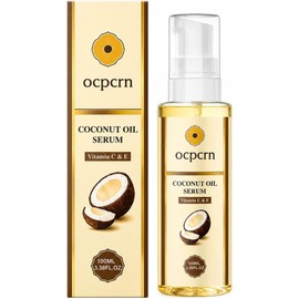 Suero de aceite de coco Ocpcrn con vitamina C y E,aceite ligero for rostro