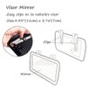Silence Shopping Sun Visor Mirror Clip-On, Car Makeup Vanity Mirror,