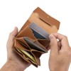 Ikenohata Silver Leather Shop OT-WS001 Minerva Box, Snack-Style Compact Wallet,