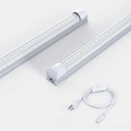 TIMIKEY® 6 Pack LED Shop Lights,6500K 5000LM 4FT 36W Super Bright Strip Fixture,FCC&ETL No Interference,Plug&Play Ceiling Lighting is idea for Garage,Shop, Workbench,Warehouse