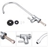 CHICIRIS Kitchen Sink Taps, 1/4'' Zinc Alloy Kitchen Tap Faucet,