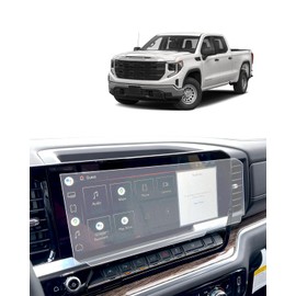 For 2025 Silverado Matte Screen Protector - 2022 2023 2024 2025 Chevy Silverado 1500/2500HD/3500HD Accessories (LT/RST/ZR2/LTZ/LT Trail Boss/High Country) 9H Tempered Glass 13.4" Touchscreen Anti-Glare