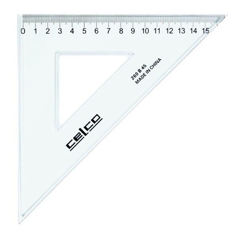 Celco 45 Degree Set Square, 26Cm
