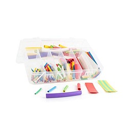 Heat Shrink Tube Assortment 127 Pieces Diameter 1.6/0.8 mm up to 12.7/6.4 mm Shrink Rate 2:1 Model Hongshang H-2 (Z) Coloured