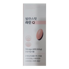 Foodology Balance Fit Line Q Ginkgo Leaf Extract 28 tablets 1 box / 푸드올로지 발란스핏 라인Q 은행잎추출물 28정 1박스
