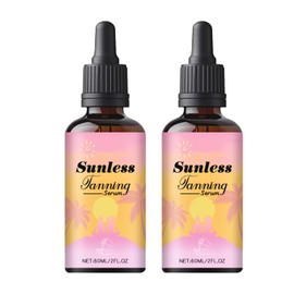 Sunless Tanning Drops, 2pc 60ml Self-Tanning Nourishing Tan Enhancer Drops