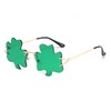 IKANOO St. Patrick's Day Irish Shamrock Sunglasses for Women Men