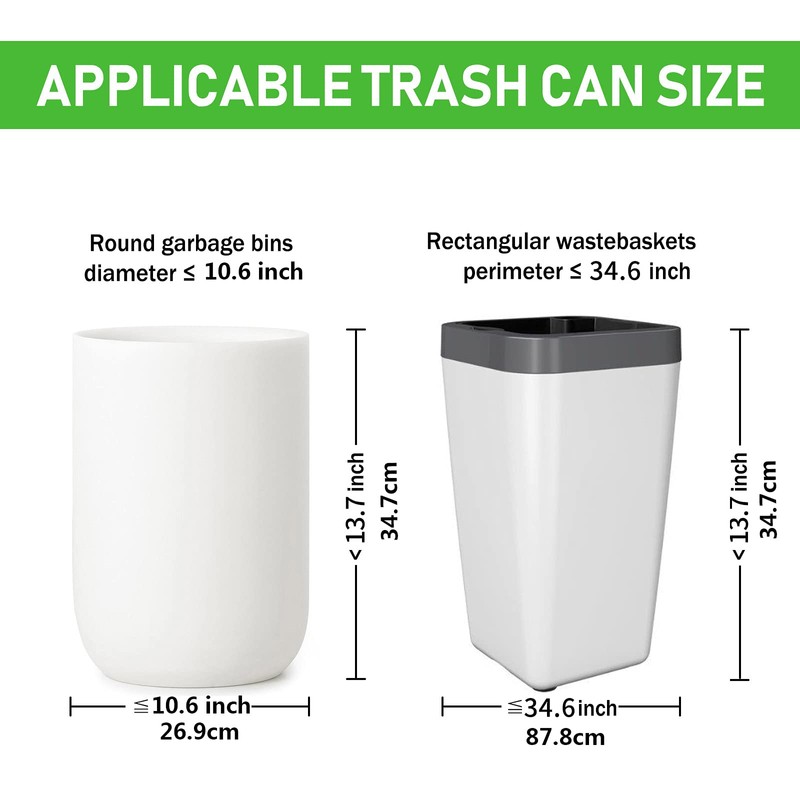 Compostable Trash Bags, 2.6 Gallon, 10 Liter, Extra Thick 0.78