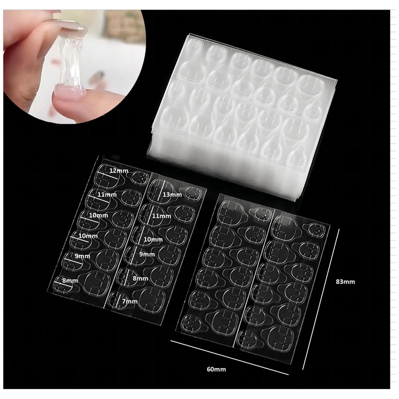 LIMUNJIZ Double Sided Tape for Nails, Super Strong Double Sided