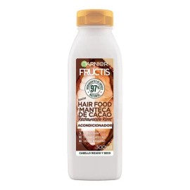 Acondicionador Garnier Fructis Hair Food Restauración Rizos Con 300ml Cacao