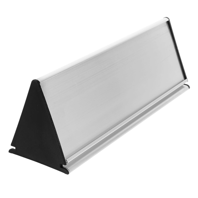 Operitacx 2pcs Elegant Aluminum Name Plate for Doors Office Door