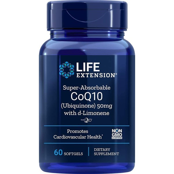 Life Extension Super Absorbable Coq10 50 Mg, 60 Softgels