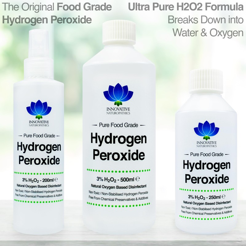 Innovative Naturopathics Food Grade Hydrogen Peroxide - Purest Grade 3%