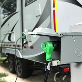 RVGUARD 50 Amp to 30 Amp RV Adapter Plug, NEMA 14-50P to NEMA TT-30R Electrical Power Adapter