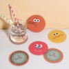 Funny Acrylic Coasters Set of 6, Cute Drink Coaster for