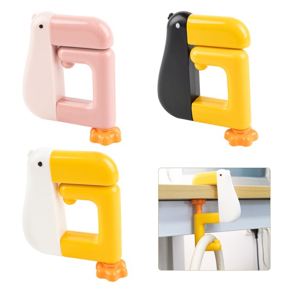 Framendino, 3 Pack Purse Hook for Desk Backpack Hanger for