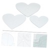 Angoily 3Pcs Portable Acrylic Patchwork Rulers DIY Sewing Supplies for