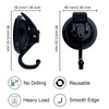 YSSILADI Heavy Duty Vacuum Suction Shower Hooks - Glass Suction