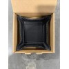 Arte & Cuoio Piombo Black Leather Tray 5.5” X 5.5”