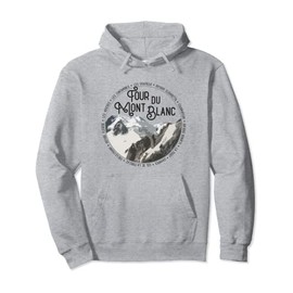 Tour du Mont Blanc Gear European Hiking Trail Souvenir Hiker Pullover Hoodie