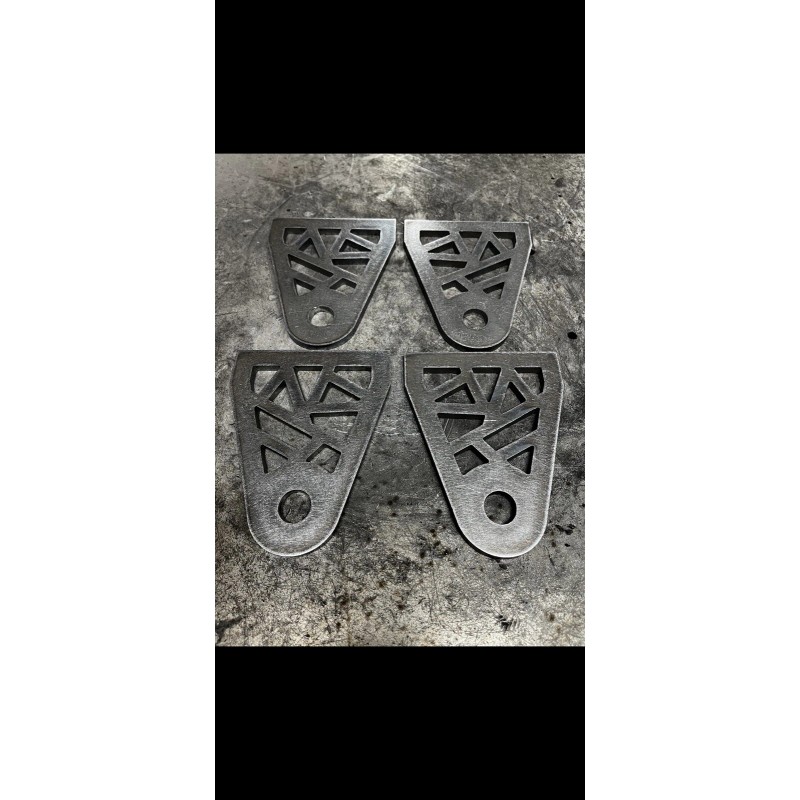 Mfab 4 weld on traction bar frame mounts / weld