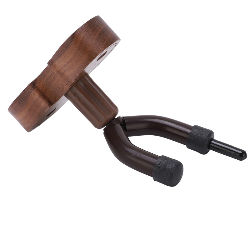 Violin Shaped Wall Mount Black Walnut Wood Colour Violins Hook