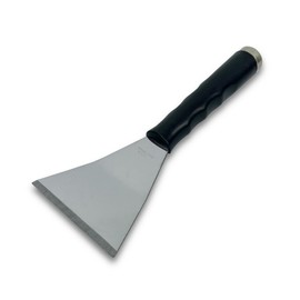ALLGET Stainless Steel Chisel Pole Scraper 4", Paint Scraper, Wall Paper Scraper, can be installed with an extension pole (4" Bent)
